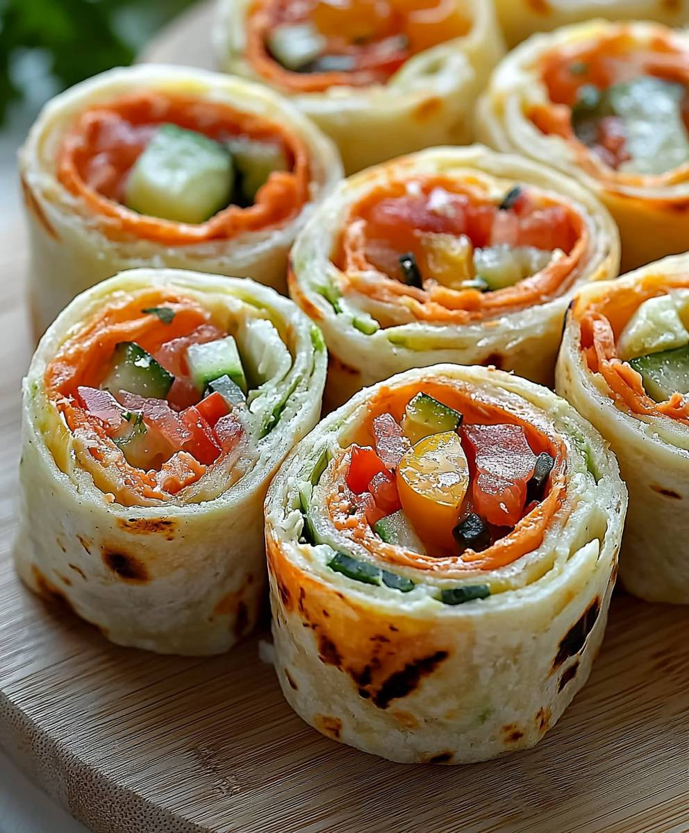 Vegetable Tortilla Roll Ups